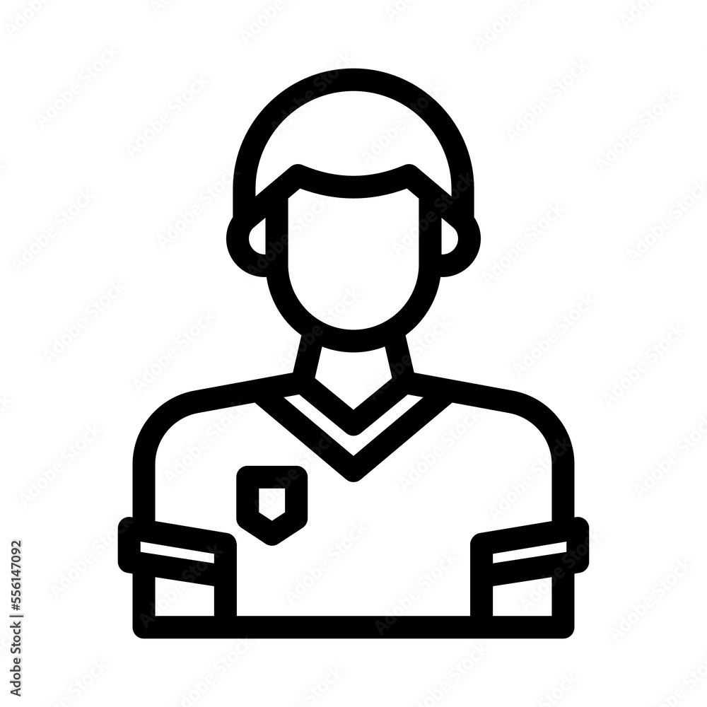 soccer player icon illustration vector graphic soccer player icon illustration vector graphic