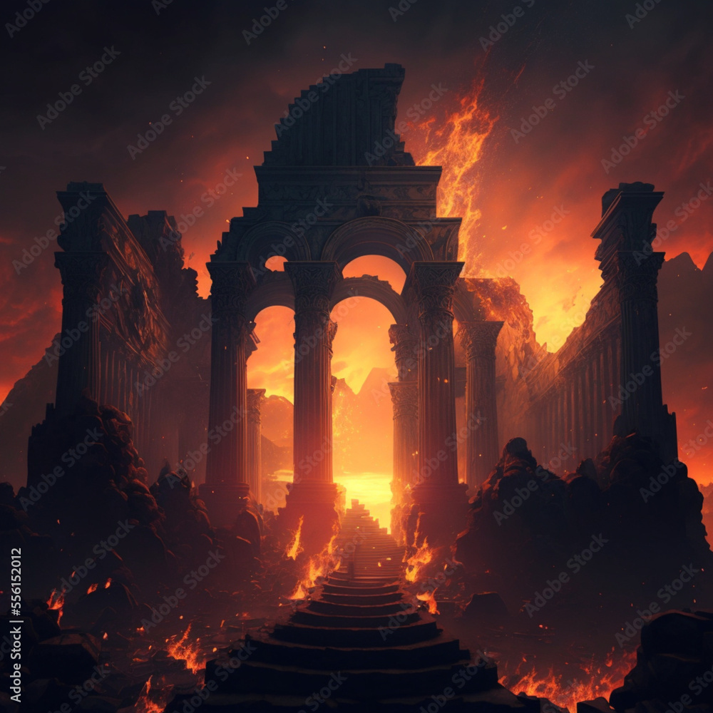 Fototapeta premium Ancient rune abstract bakground
