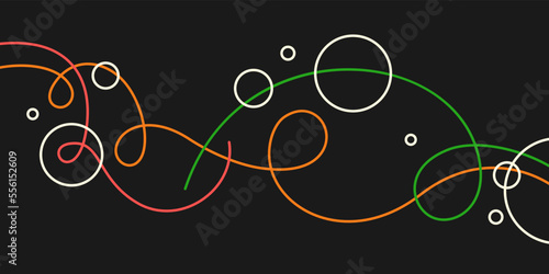 Modern backgrounds with abstract elements and dynamic shapes. Compositions of geometric shapes. Vector illustration.