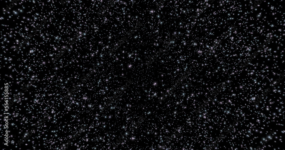 3d rendering. Space background stars.