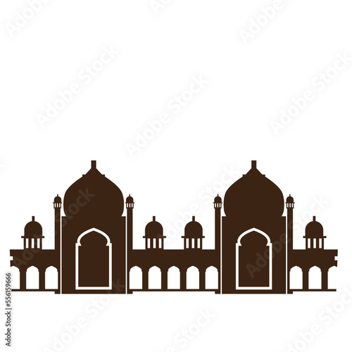  brown mosque islamic ied mubarok silhouette
