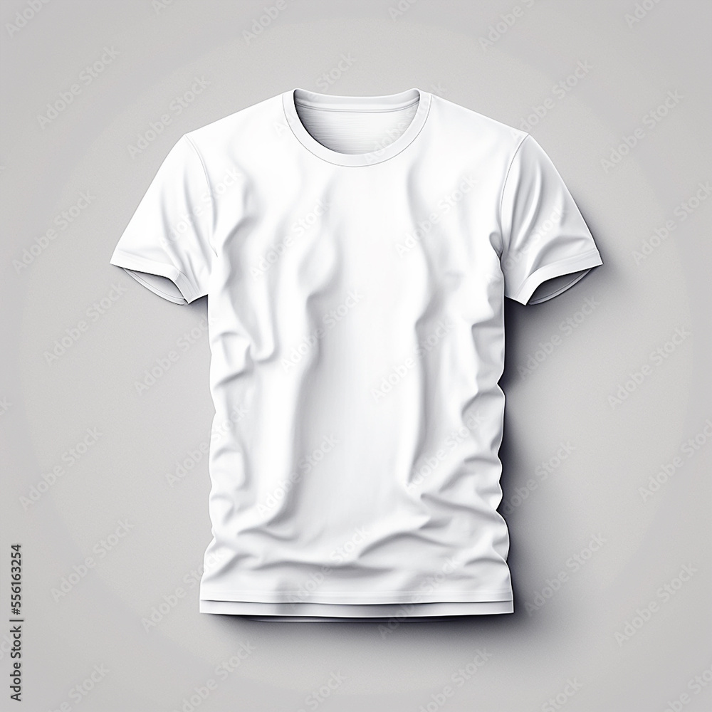 Blank t-shirt image for mockup, front view, isolated on white, plain t-shirt mockup. Polo tee design presentation for print. Blank t-shirt image for mockup, front view, isolated on white, plain t-shirt mockup. Polo tee design presentation for print.