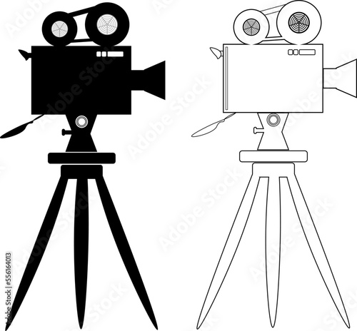 Cinema camera icon