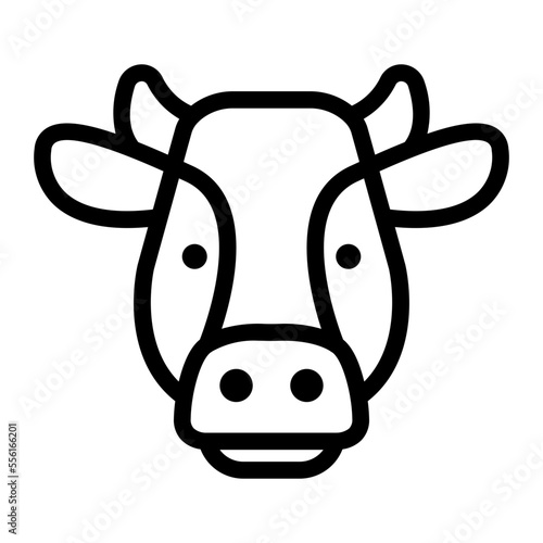 cow line icon