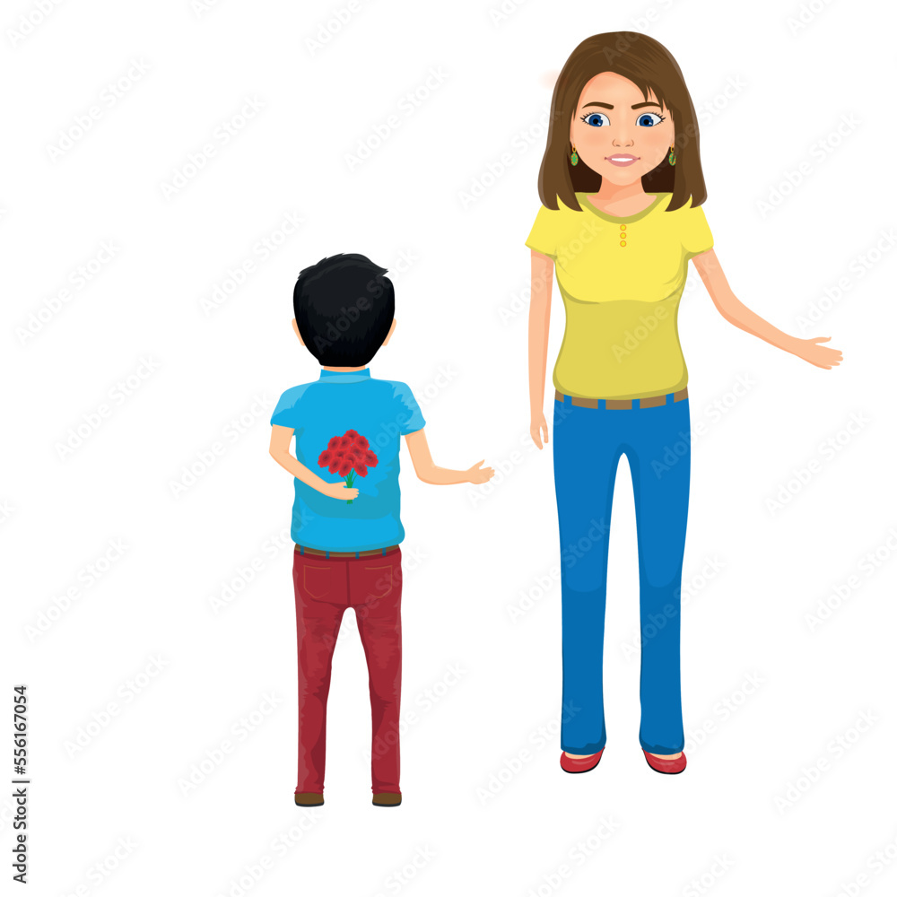 boy surprise his mother on mother's day boy surprise his mother on mother's day