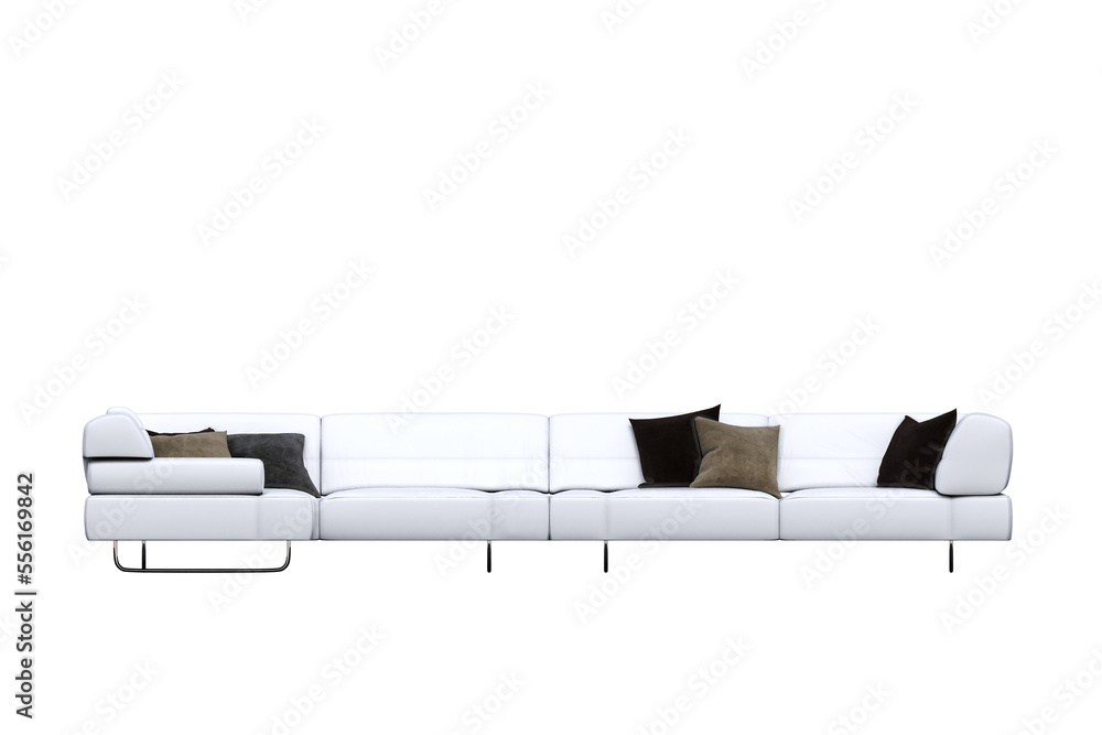 sofa isolate on a transparent background, interior furniture, 3D illustration, cg render sofa isolate on a transparent background, interior furniture, 3D illustration, cg render