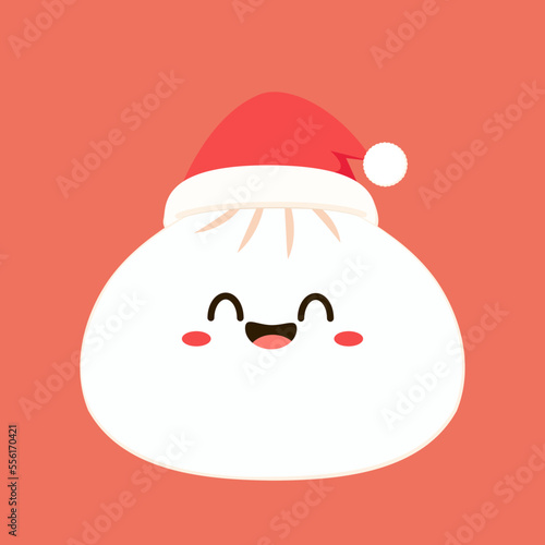 Chinese dumplings character design. Chinese dumplings is Chinese food. Bao cartoon.