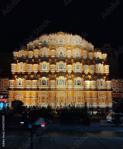 The famous hawa Mahal in pink City of jaipur