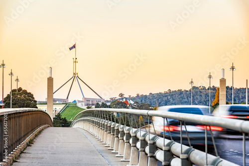 Photos Stunning cityscape of Canberra at the Commonwealth Bridge, Australia