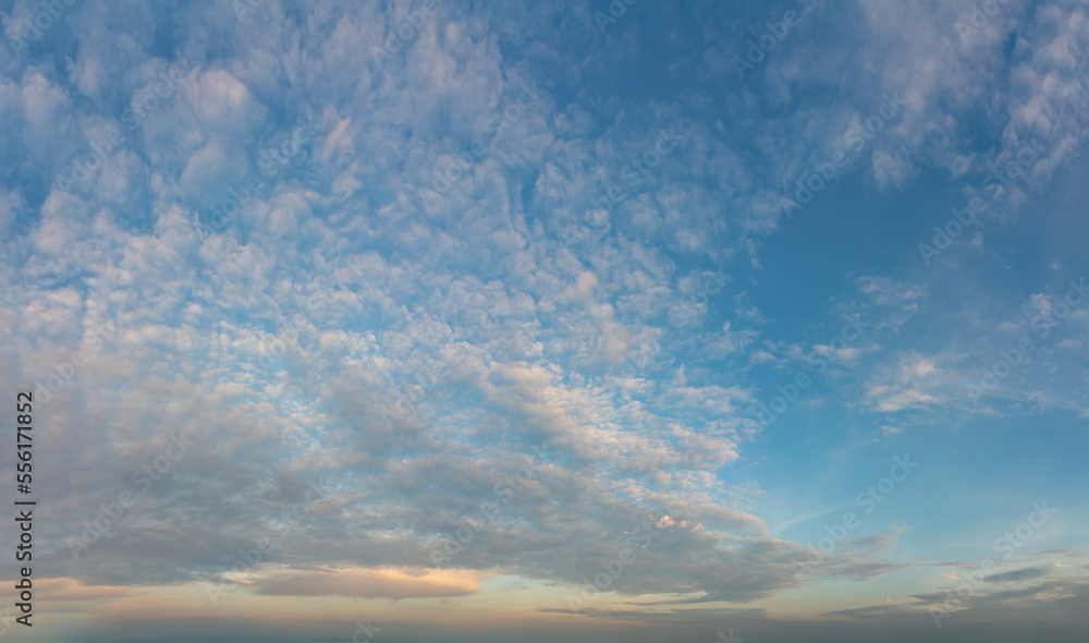Fototapeta premium Fantastic clouds at sunrise