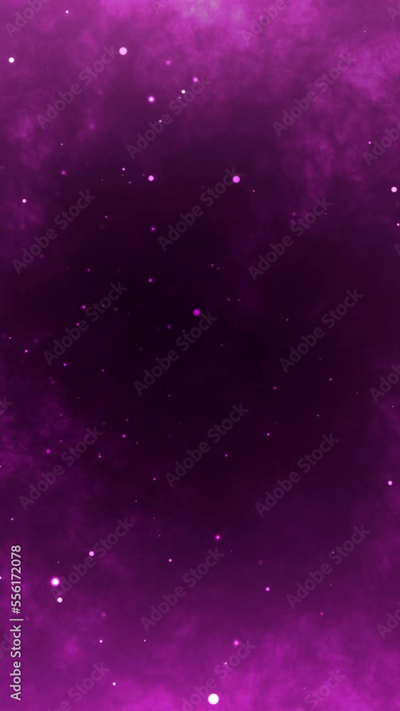 Pink festive background. Flying little sparkles on the glamorous backdrop Vertical video Pink festive background. Flying little sparkles on the glamorous backdrop Vertical video