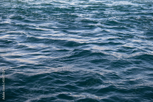 small waves on the sea surface