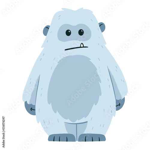 cute bigfoot illustration