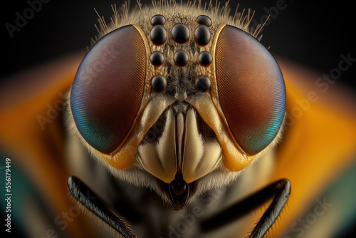 Fruit fly called Leptophryne borbonica chatters front view of a leptophryne borbonica in closeup. Generative AI