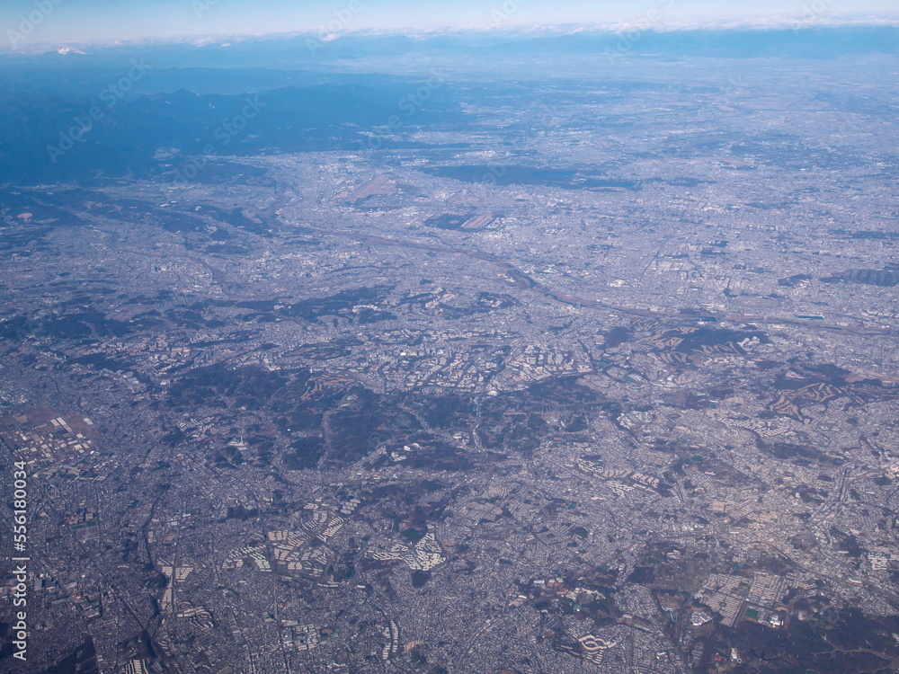 Tokyo, Japan - December 20, 2022: Aerial view of Tama city, Tokyo, Japan, in the winter morning
Tokyo, Japan - December 20, 2022: Aerial view of Tama city, Tokyo, Japan, in the winter morning