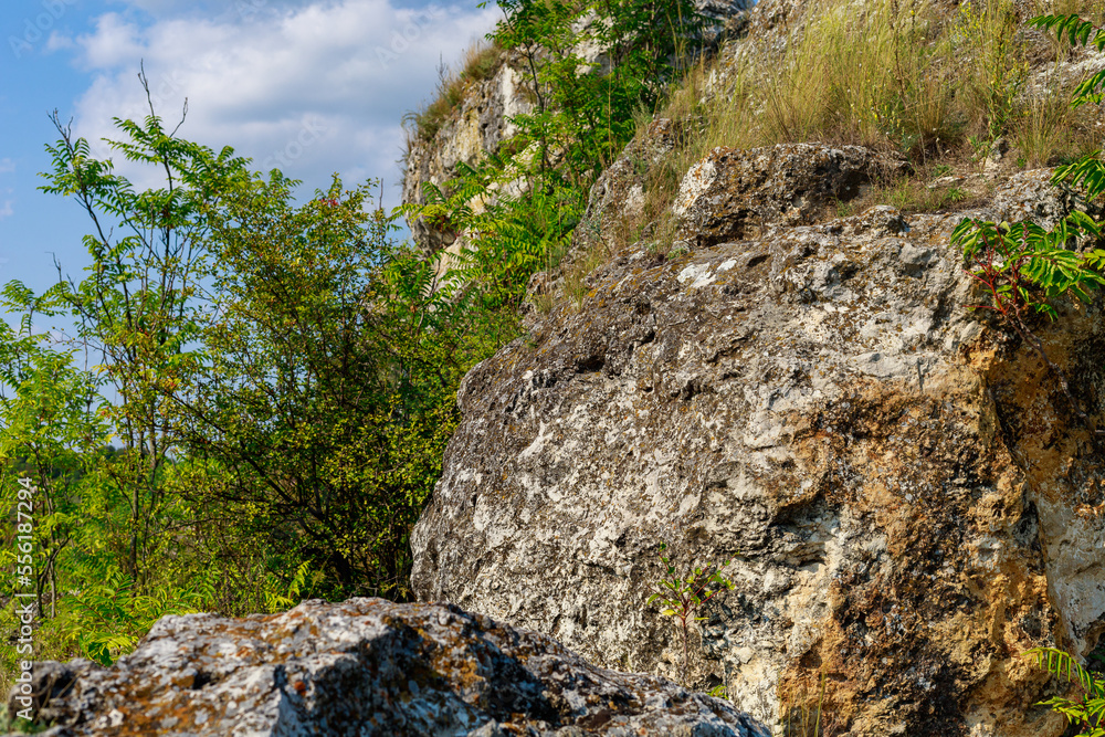 Wild rocky and mountainous nature of Eastern Europe. Landscape background Wild rocky and mountainous nature of Eastern Europe. Landscape background