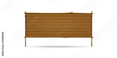 wooden notice board illustration
