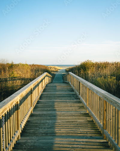 Path to the beach, Wildwood, New Jersey © jonbilous