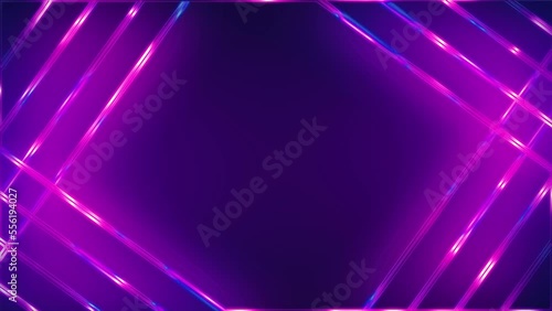 purple neon VJ loop animation in 4k. seamless loop for events, anniversaries, functions. background animation
