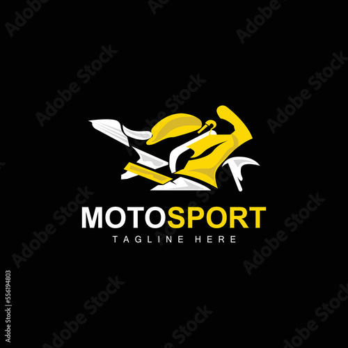 MotorSport Logo, Vector Motor, Automotive Design, Repair, Spare Parts, Motorcycle Team, Vehicle Buying and Selling, and Company Brand