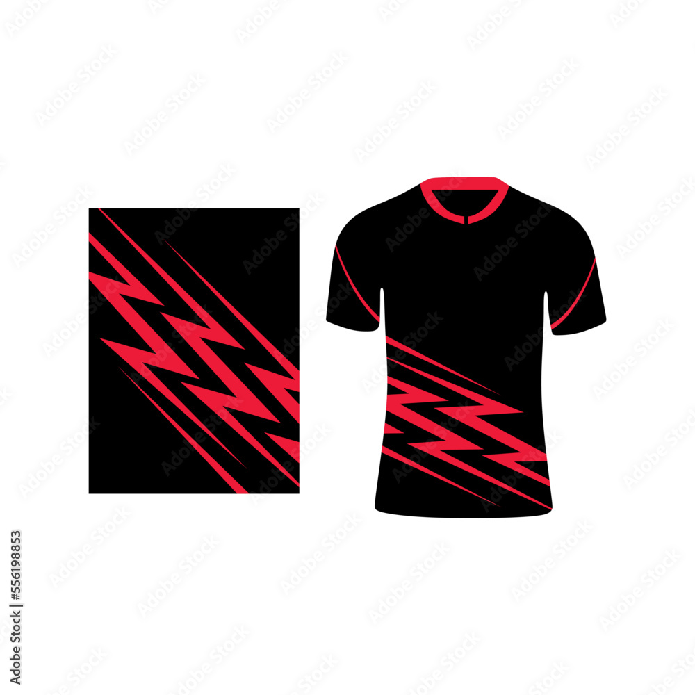 illustration of creative motif t-shirt and sports jersey design illustration of creative motif t-shirt and sports jersey design