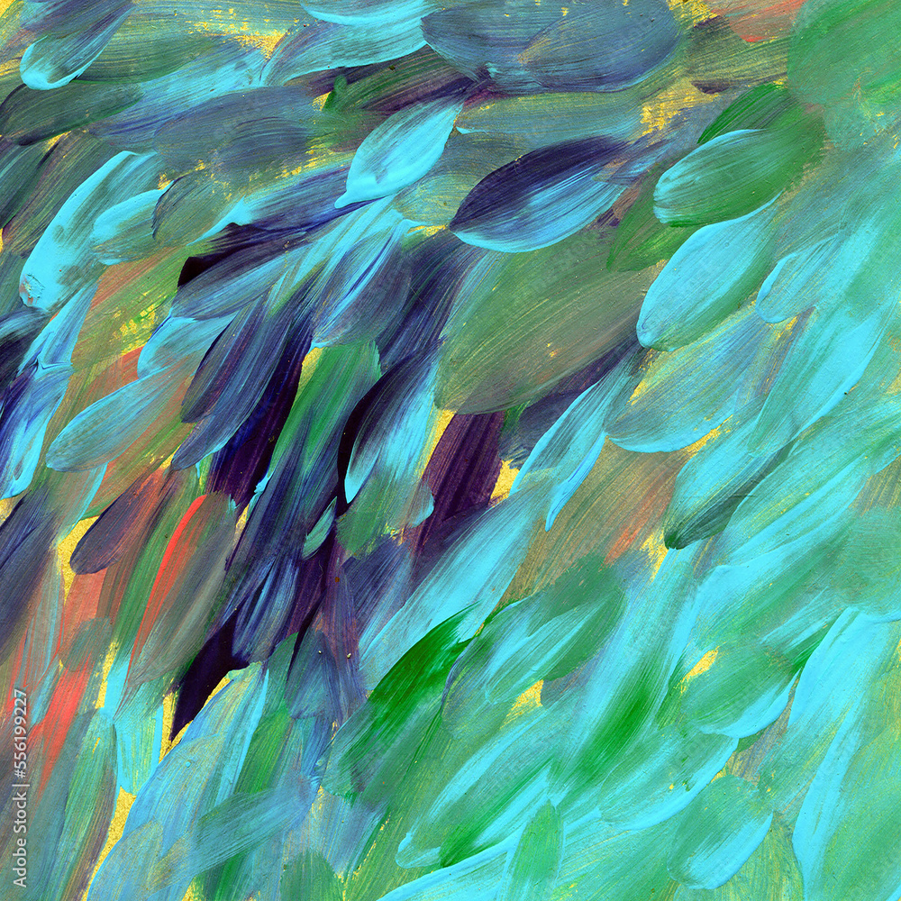 Obraz premium Hand drawn acrylic texture