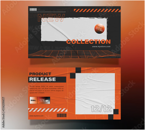 Modern streetwear banner post template