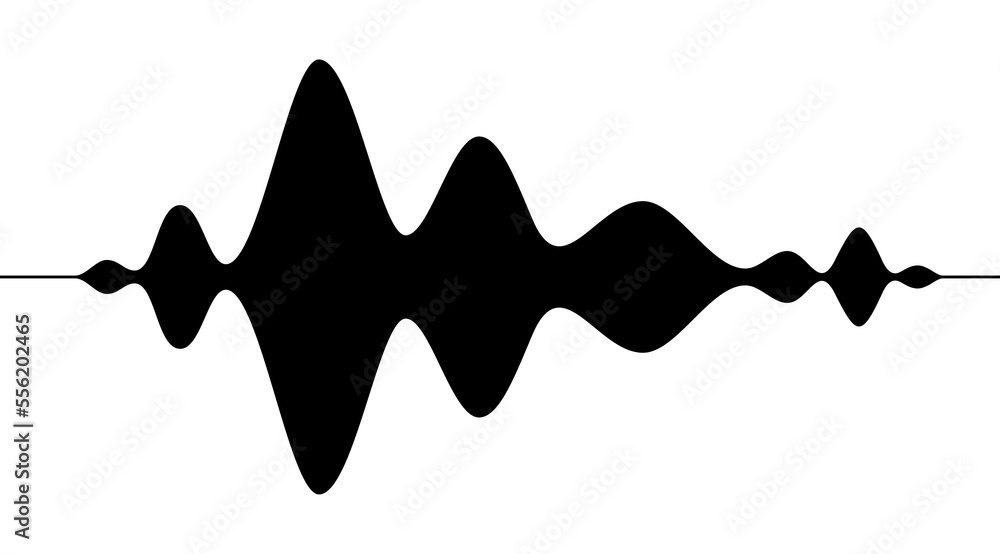 Soundgram Icon The icon of a digital, sound diagram or wave (track). Image of a ...
