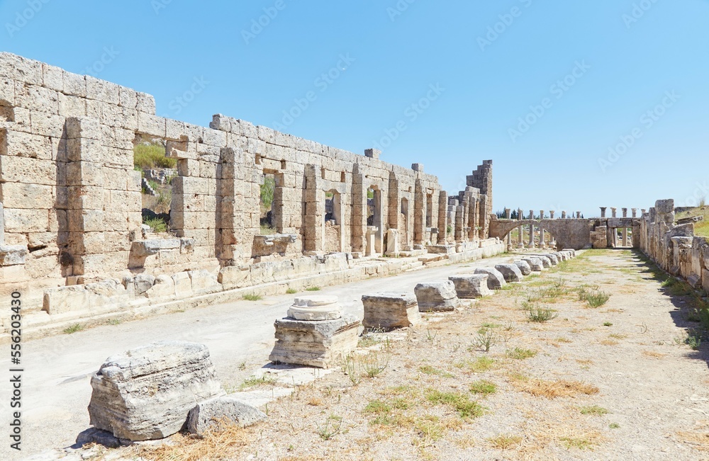 The Ancient City of Perge in Turkey's Antalya Province