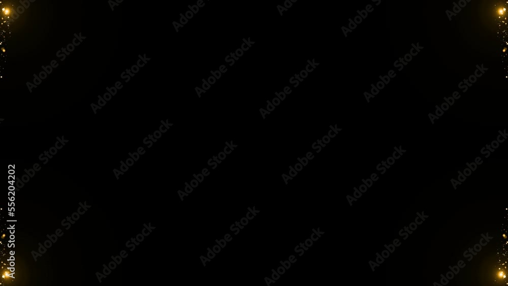 Gold Particles Sparkle Background Gold Particles Sparkle Background