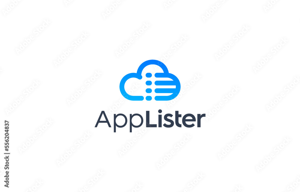 data and cloud technology logo design templates data and cloud technology logo design templates
