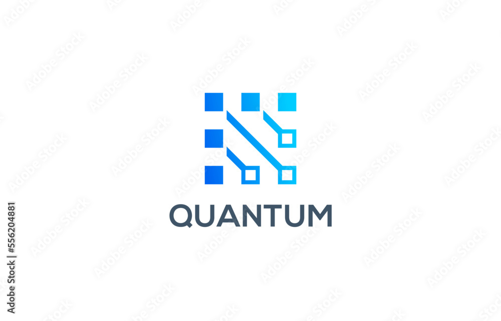 abstract quantum logo design templates abstract quantum logo design templates