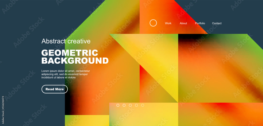 Fluid gradient geometric triangles, abstract landing page background. Minimal shapes composition for wallpaper, banner, background, leaflet, catalog, cover, flyer Fluid gradient geometric triangles, abstract landing page background. Minimal shapes composition for wallpaper, banner, background, leaflet, catalog, cover, flyer