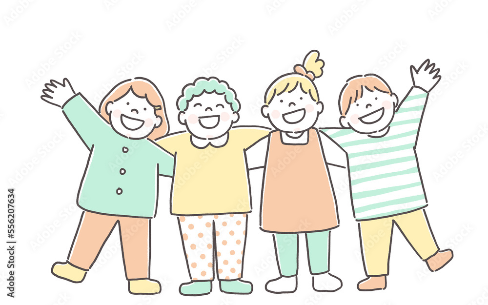 笑顔の子供たち 笑顔の子供たち