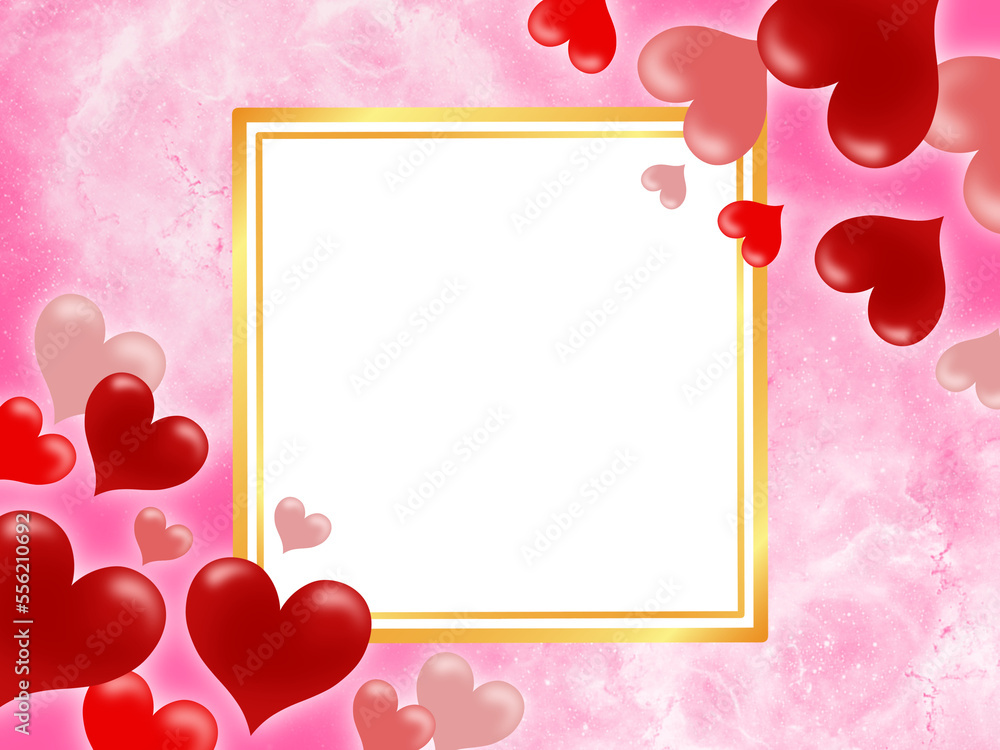 Valentine Love Frame Background