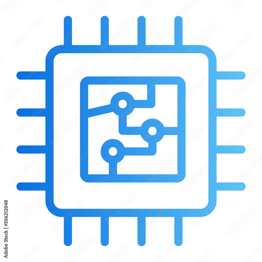 cpu gradient icon cpu gradient icon