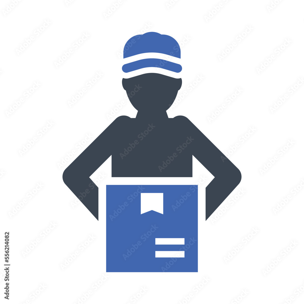 Delivery boy icon Delivery boy icon