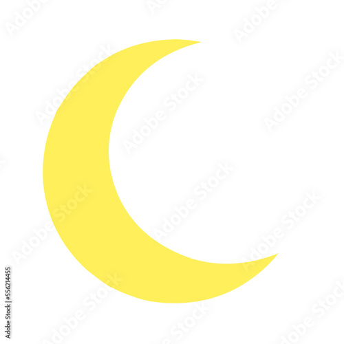yellow moon icon