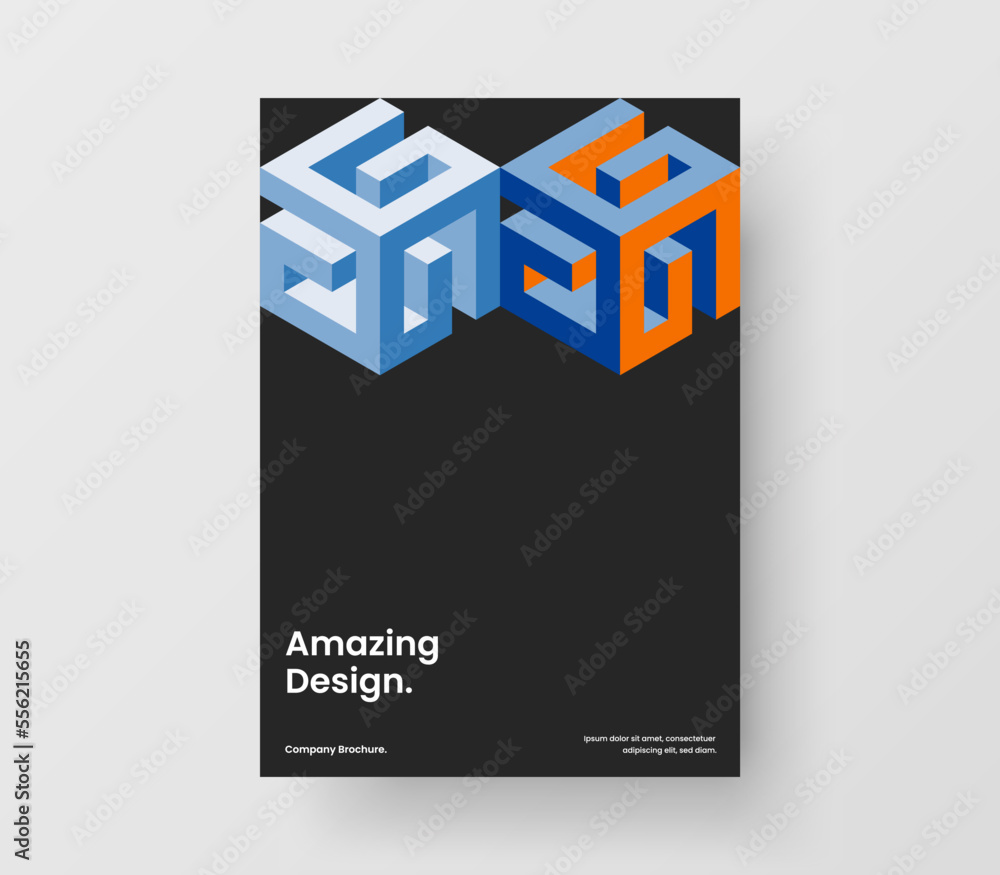 Trendy presentation A4 design vector concept. Fresh mosaic pattern banner layout. Trendy presentation A4 design vector concept. Fresh mosaic pattern banner layout.