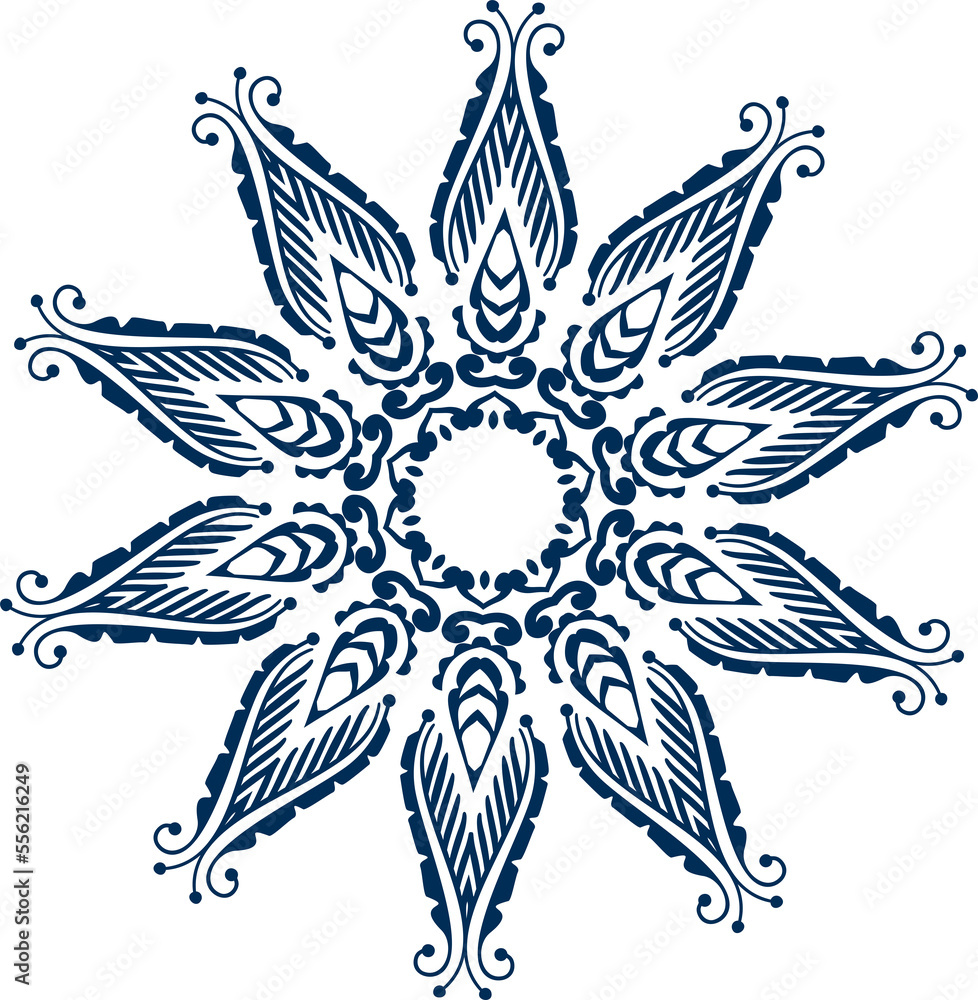 Ethnic mandala decoration pattern Ethnic mandala decoration pattern