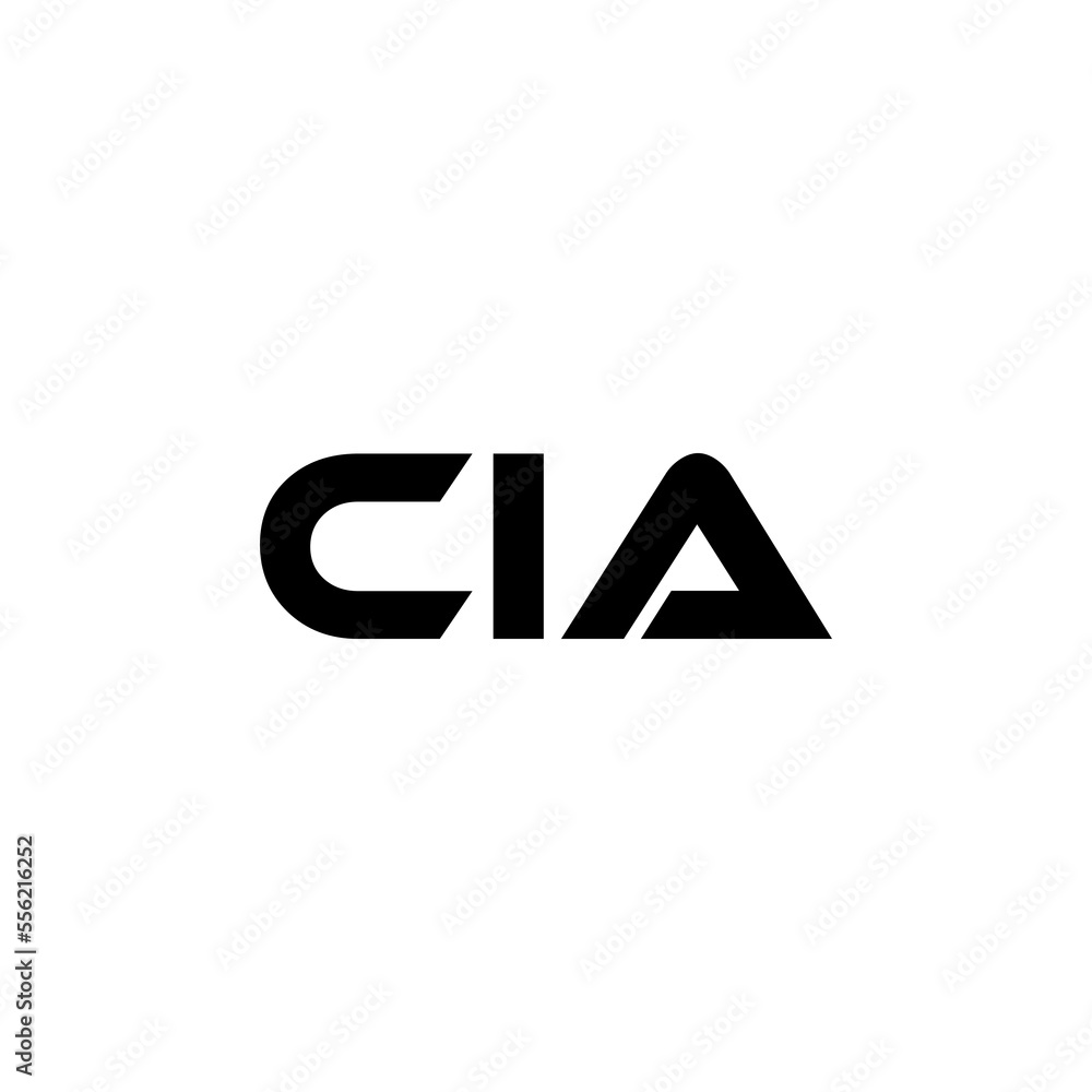 CIA letter logo design with white background in illustrator, vector logo modern alphabet font overlap style. calligraphy designs for logo, Poster, Invitation, etc. - obrazy, fototapety, plakaty 