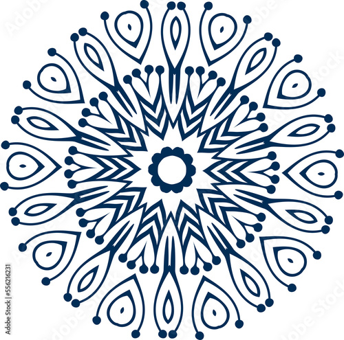 Ethnic mandala decoration pattern 