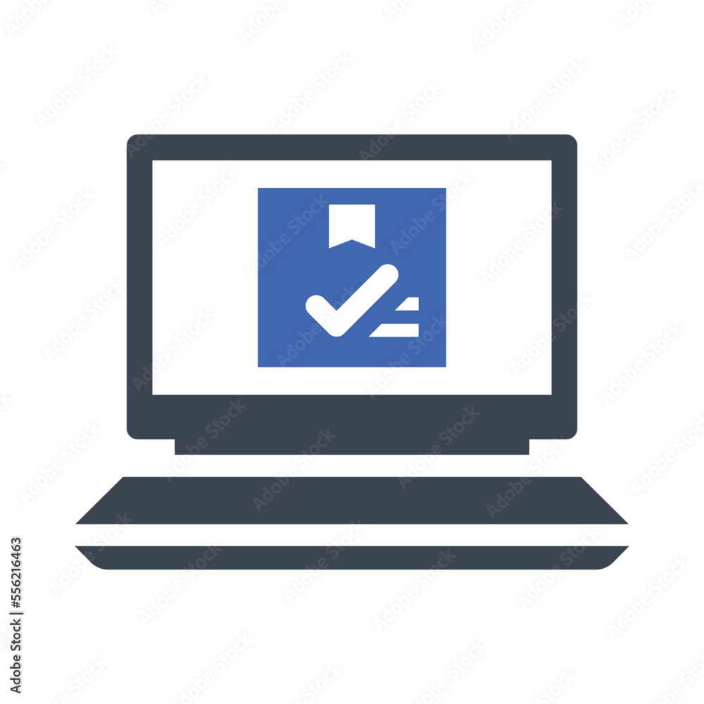 Online order confirm icon Online order confirm icon