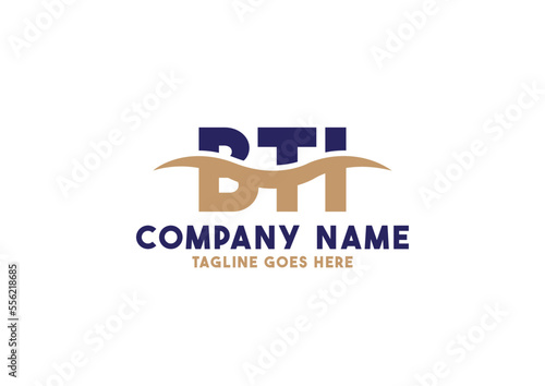 Letter BTI logo design template, BTI logo photo