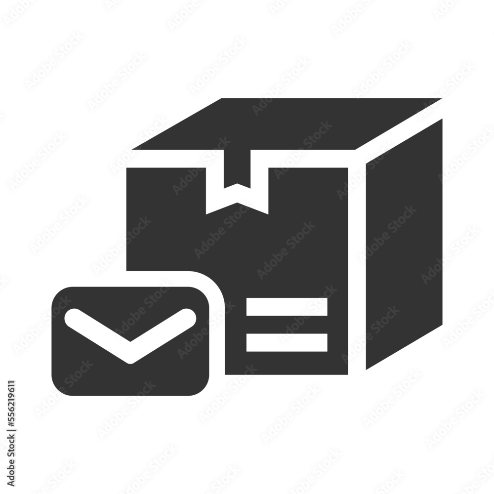 Delivery confirmation email icon Delivery confirmation email icon