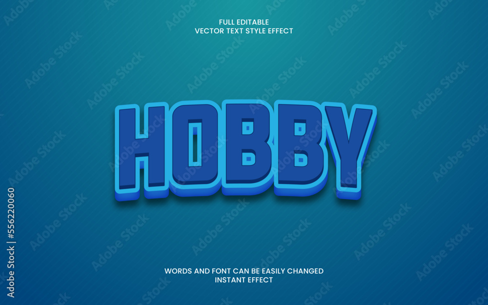 Hobby Text Effect