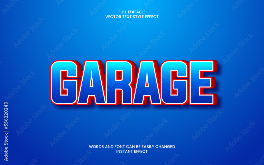 Garage Text Effect
