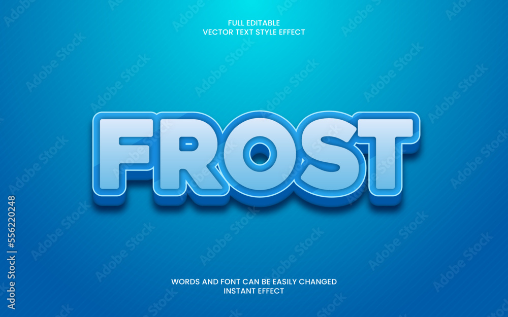 Frost Text Effect