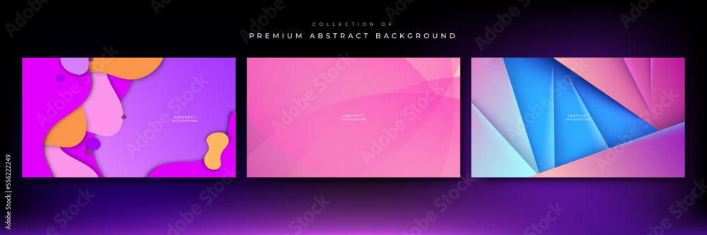 Abstract colorful composition background