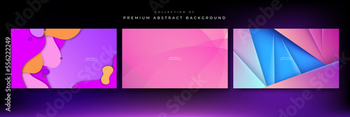 Abstract colorful composition background